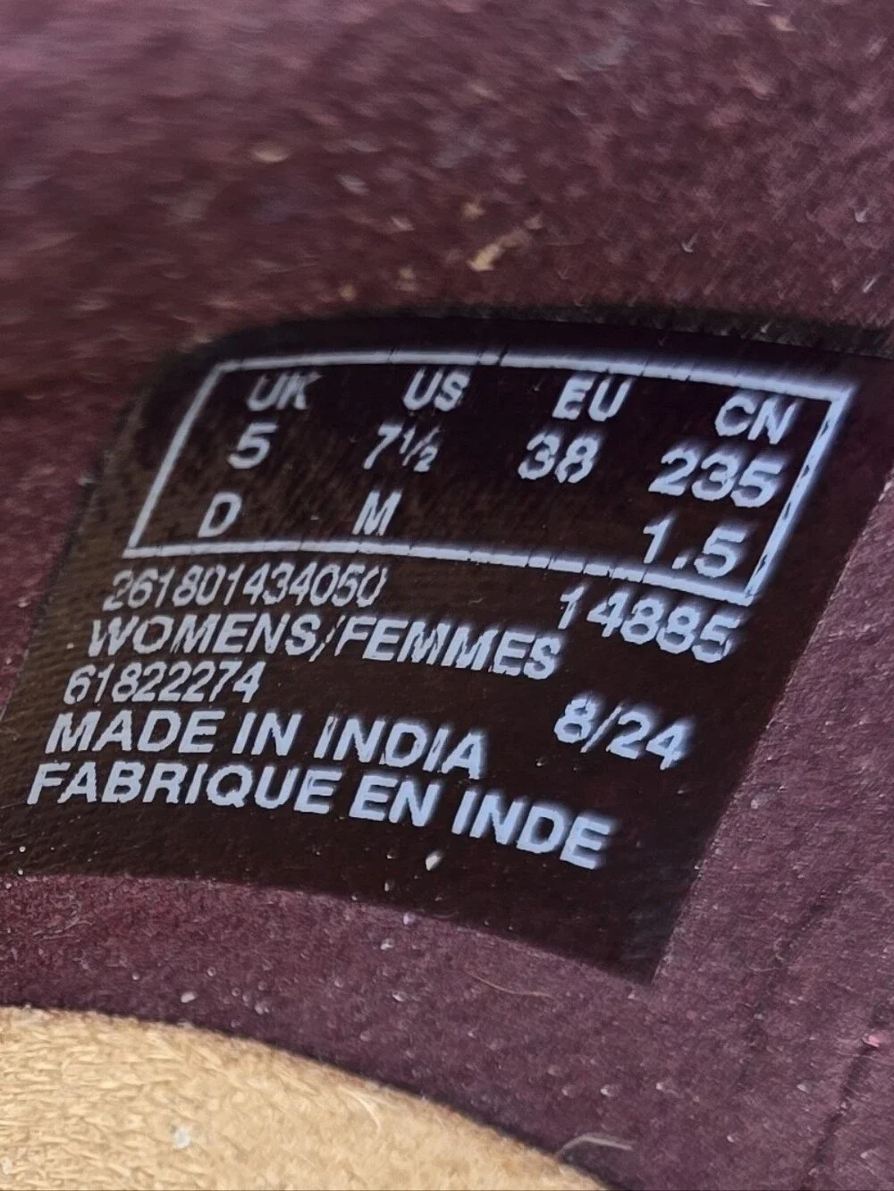 Clarks Suttyn Walk Y2K Office Siren Revival Wine Leather Comfort Wedge 7.5M